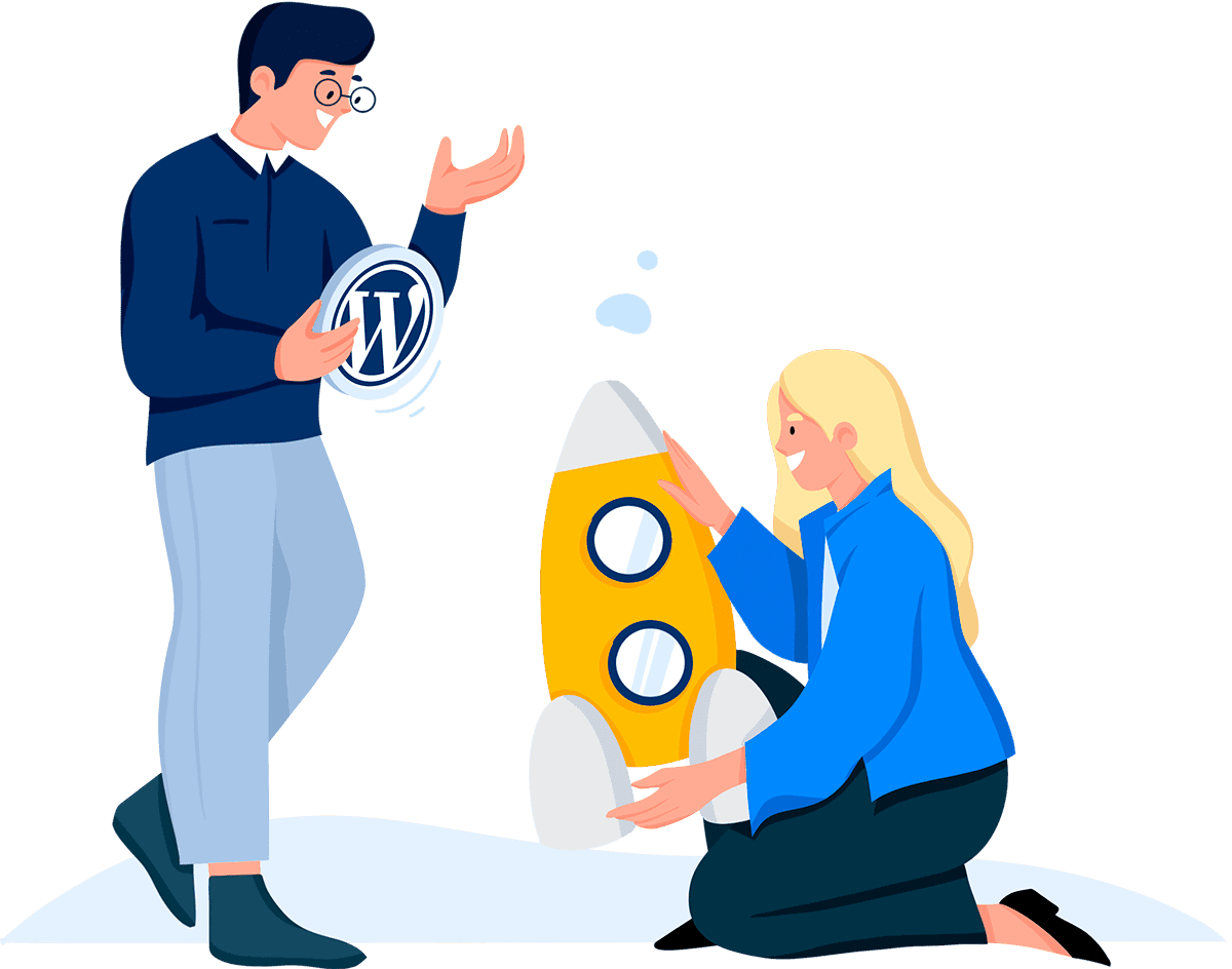 Illustration to Show WordPress Performance Optimization