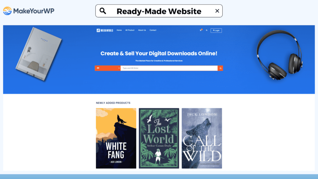 Readymade website