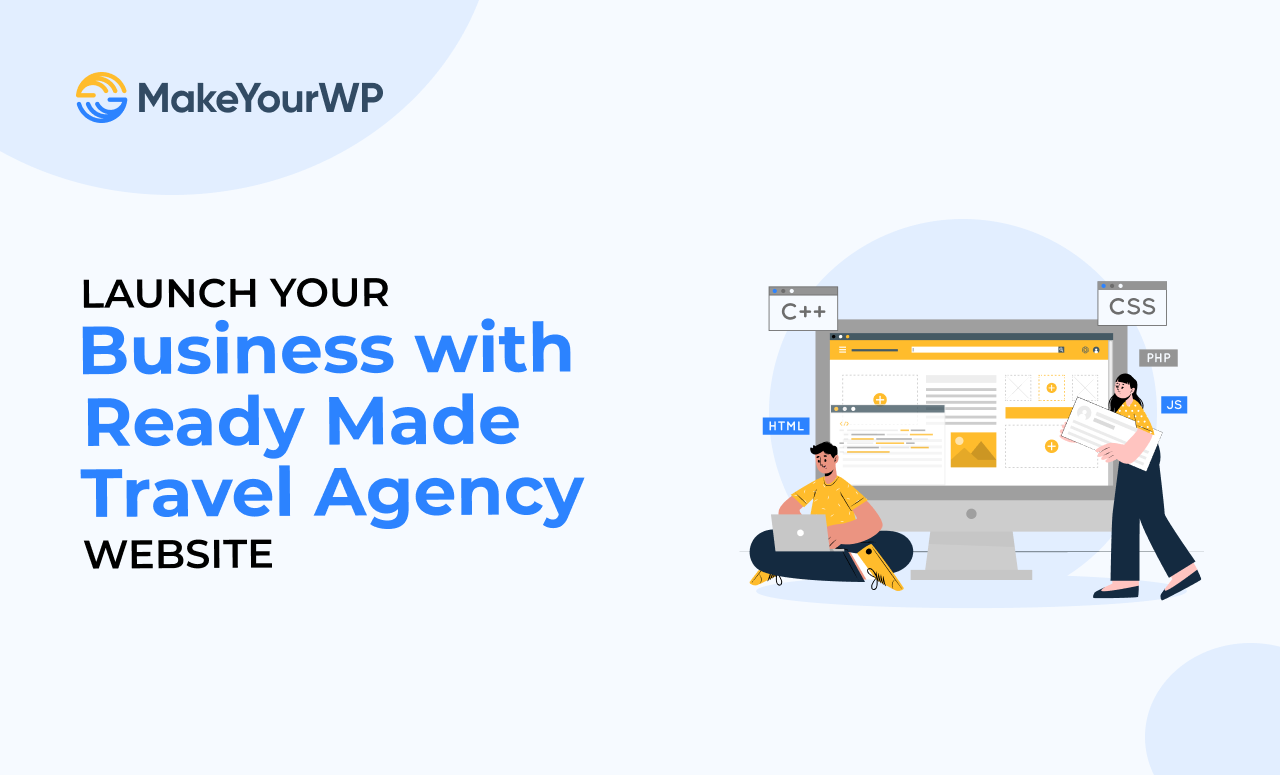 Ready made travel agency website