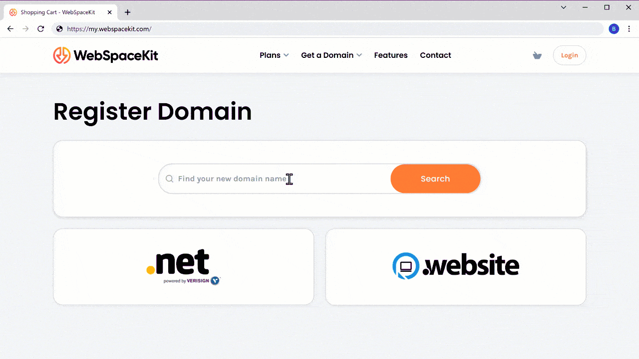 Buy the domain